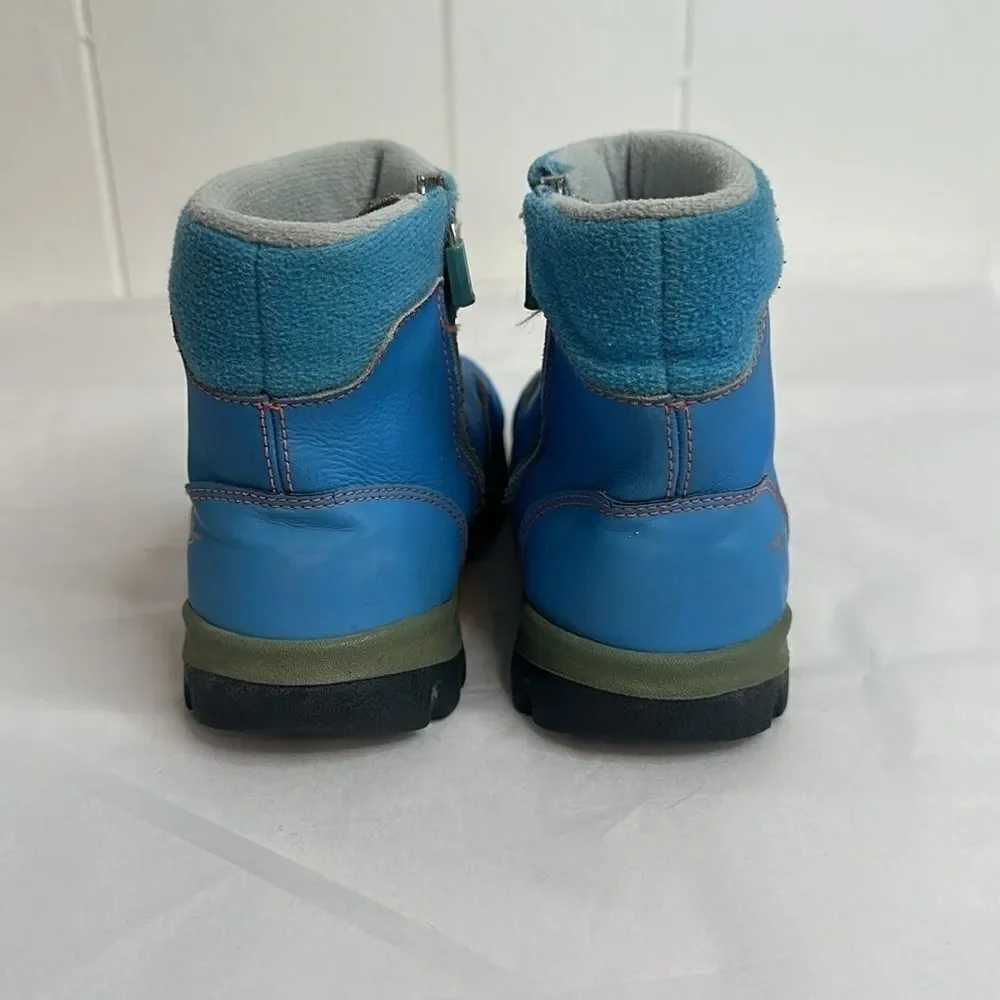NIKE Watershield Light Blue Water Resistant Ankle Zip Up Rain/Snow Size 10